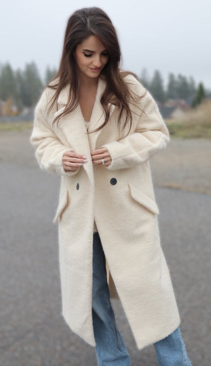 Ivory Oversized Coat