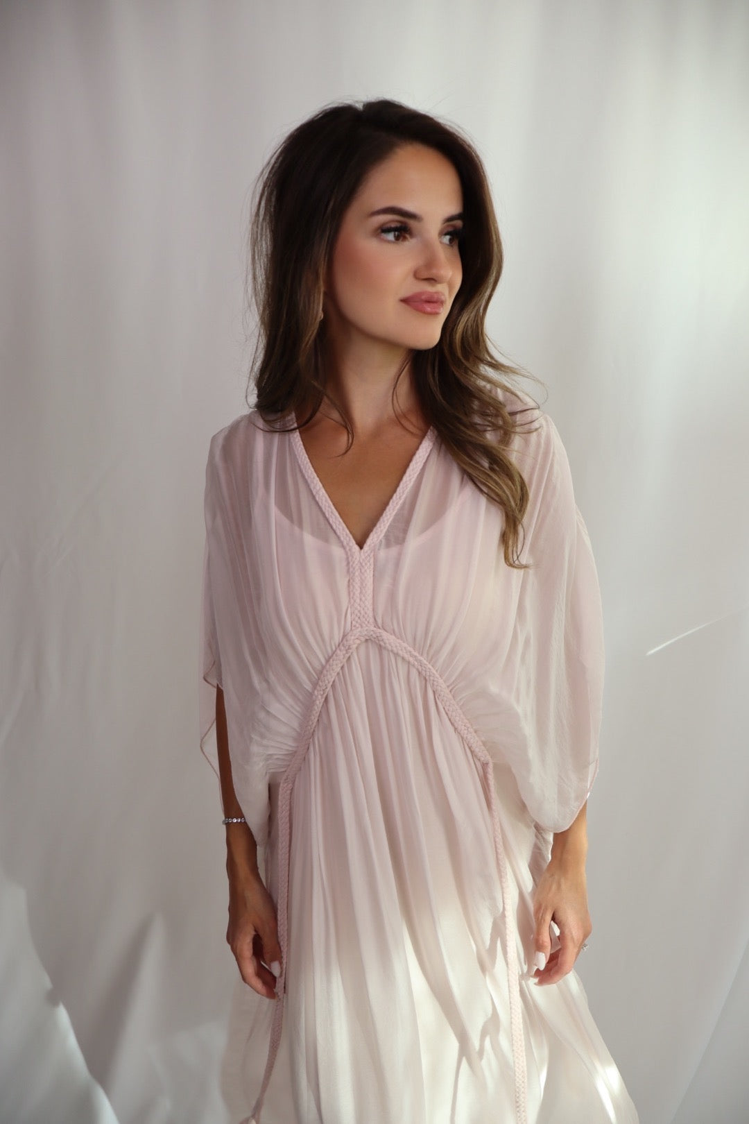 Powder Pink Maxi Dress