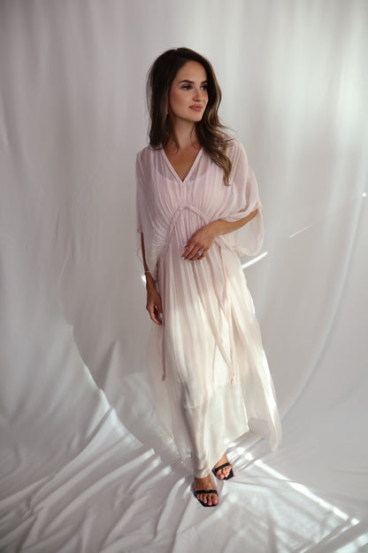 Powder Pink Maxi Dress