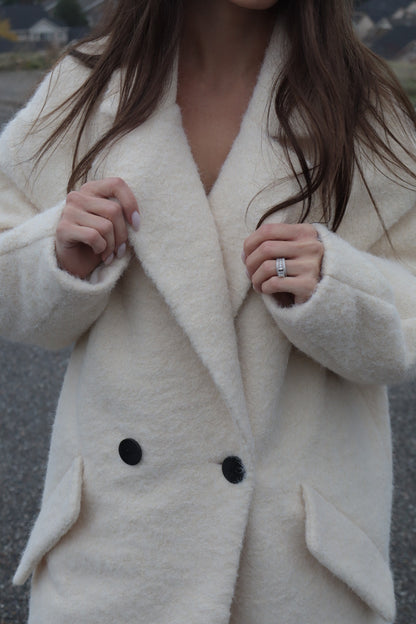 Ivory Oversized Coat