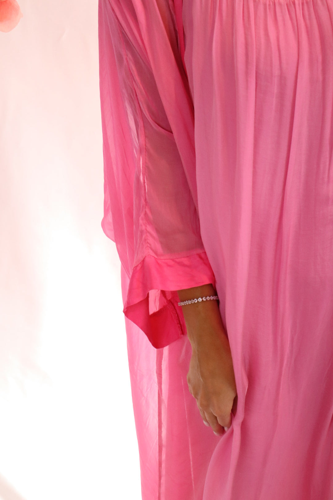 Peony Kimono Maxi Dress Set