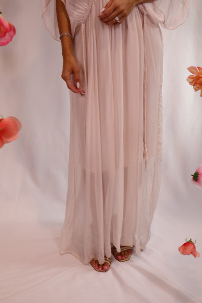 Powder Pink Maxi Dress