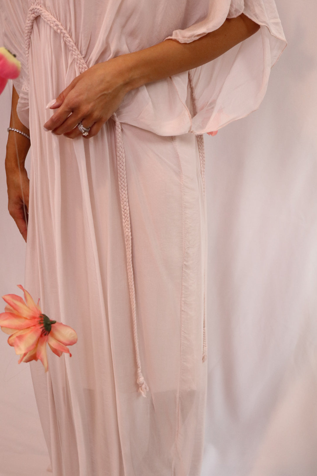 Powder Pink Maxi Dress