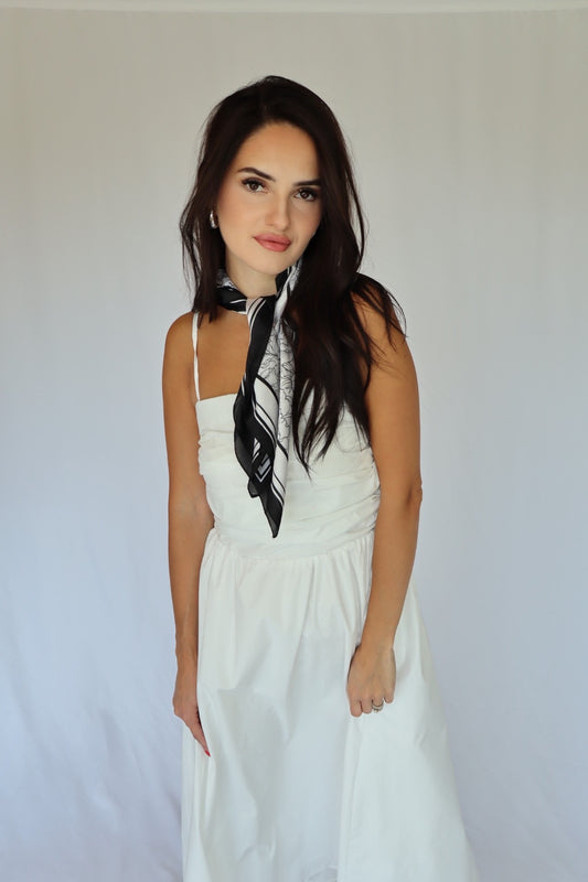 White Midi Dress