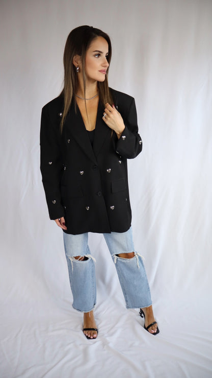 Heart Studs Blazer